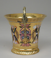 Cup (tasse Jasmin), part of Breakfast Service (déjeuner), Sèvres Manufactory (French, 1740–present), Hard-paste porcelain, silver gilt, French, Sèvres