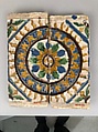 Ceiling tiles, Tin-glazed earthenware, Spanish, Seville