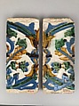 Ceiling tiles, Tin-glazed earthenware, Spanish, Seville