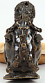 Oil lamp in the form of a dwarf on a donkey’s head, Manner of Andrea Briosco, called Riccio (Italian, Trent 1470–1532 Padua), Bronze, Northern Italian