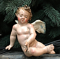 Cherub, Polychromed terracotta, Italian, Naples
