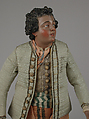 Man, Attributed to Giuseppe Gori (active ca. 1770–1810), Polychromed terracotta head and wooden limbs; body of wire wrapped in tow; silk and linen fabrics; gold and silver metallic thread, Italian, Naples