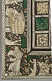 Chess and tric-trac game board, Wood, ivory, bone, mother-of-pearl, German