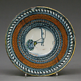 Plate, Maiolica (tin-glazed earthenware), Italian, Deruta or Siena