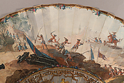 Fan, Gouache on parchment; mother-of-pearl, French
