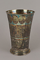 Beaker, Hans Bas  Flemish, Silver, parcel-gilt, Flemish, Antwerp