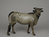Cow, Polychromed terracotta, Italian, Naples