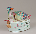 Tureen with cover, Hard-paste porcelain, Chinese, possibly for Portuguese market