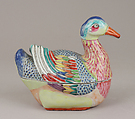 Tureen with cover, Hard-paste porcelain, Chinese, possibly for Portuguese market