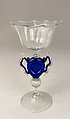Wineglass, Dr. Antonio Salviati Company  Italian, Glass, Italian, Venice (Murano)