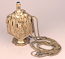 Censer with chain, Silver on base metal, British, after Russian original