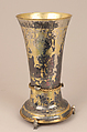 Beaker, Silver, parcel gilt, British, after Russian original