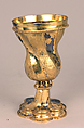 Chalice, Silver on base metal, British, after Russian original