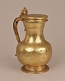 Flagon, Silver on base metal, British, after British, London original