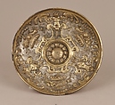 Tazza, Silver on base metal, parcel gilt, British, after German, Augsburg original