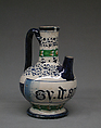 Ewer, Maiolica (tin-glazed earthenware), possibly Italian, Venice