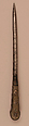 Whet-steel, Steel, horn, silver, possibly Swiss