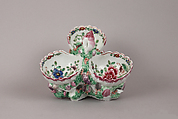 Sweetmeat dish, Bow Porcelain Factory (British, 1747–1776), Soft-paste porcelain, British, Bow, London