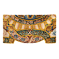 Carpet Fragment from Grande Galerie (Number 89), Savonnerie Manufactory, Wool, knotted and cut pile, French, Paris