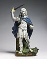 St. Michael, Giovanni della Robbia  Italian, Glazed terracotta; metal, Italian