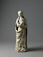 The Virgin Annunciate, Attributed to Jean Guillaumet (French), White limestone with traces of polychromy, French, Tours