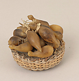 Basket of provolone cheese, Wax, wicker, Italian, Naples