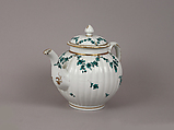 Teapot, Possibly made at Chelsea Porcelain Manufactory (British, 1744–1784), Soft-paste porcelain, British, Chelsea-Derby