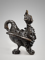 Aeolipile (Steamblower), Bronze with dark patina, silver, Southern German, Augsburg or Bohemian, Prague
