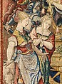 Seven Deadly Sins: Sloth tapestry, Designed by Pieter Coecke van Aelst (Netherlandish, Aelst 1502–1550 Brussels), Wool, silk, gold and silver-metal-wrapped threads, Netherlandish, Brussels