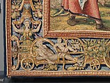 Seven Deadly Sins: Sloth tapestry, Designed by Pieter Coecke van Aelst (Netherlandish, Aelst 1502–1550 Brussels), Wool, silk, gold and silver-metal-wrapped threads, Netherlandish, Brussels