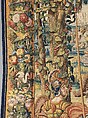 The Story of Joshua: Gibeonites Trick Joshua tapestry, Designed by Pieter Coecke van Aelst (Netherlandish, Aelst 1502–1550 Brussels), Wool, silk, gold and silver-metal-wrapped threads, Netherlandish, Brussels