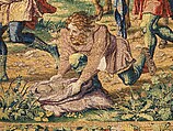 The Story of Joshua: Gibeonites Trick Joshua tapestry, Designed by Pieter Coecke van Aelst (Netherlandish, Aelst 1502–1550 Brussels), Wool, silk, gold and silver-metal-wrapped threads, Netherlandish, Brussels