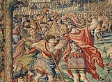 The Story of Joshua: God's Commandment To Joshua tapestry, Designed by Pieter Coecke van Aelst (Netherlandish, Aelst 1502–1550 Brussels), Wool, silk, gold and silver-metal-wrapped threads, Netherlandish, Brussels