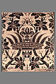 Piece, Silk and metal thread, Italian