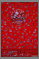 Coverlet, Silk (plied and floss), Chinese, probably Canton, for American market