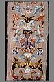 Panel, Silk on canvas, Italian