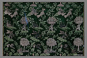 Panel, Silk and metal thread, Italian