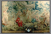 The Repast from the set of Russian Entertainments, Beauvais, Wool, silk (20-22 warps per inch, 7-9 per cm.), French, Beauvais