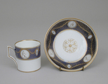 Cup and saucer, Gotha  German, Hard-paste porcelain, German, Thuringia (Gotha)
