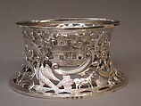 Dish ring, Edmond Johnson, Silver, Irish, Dublin