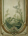 Door panel, Manner of Jean-Baptiste Oudry (French, Paris 1686–1755 Beauvais), Oak, painted and gilded, French