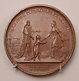 Royal Education of the Dauphin, Medalist: Jean Duvivier (French, 1687–1761), Bronze, struck, French
