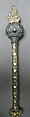 Sceptre, Elkington &amp; Co. (British, Birmingham, 1829–1963), Silver on base metal, partly gilt, British, Birmingham, after Dutch original