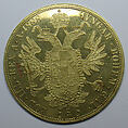 4-ducat piece, Francis Joseph I of Austria, 1888, 40th anniversary of the Emperor's accession, Gold, Austrian
