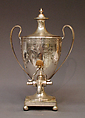 Tea urn, Sheffield plate, British