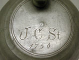 Tankard (Stein), Stoneware; pewter, German, Westerwald