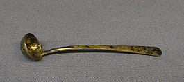 Caddy spoon, Silver gilt, Portuguese