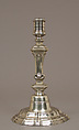 Candlestick, Silver, possibly French