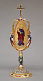 Triptych, Gold, enamel, jasper, probably French