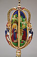 Triptych, Gold, enamel, jasper, probably French